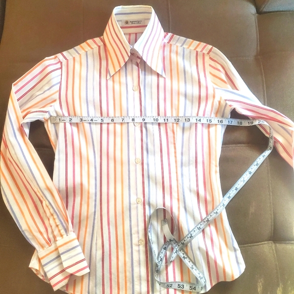 💯 Domenico Vacca Pointed Collar Blouse - Picture 4 of 16